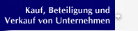 Kauf, Beteiligung und Verkauf von Unternehmen