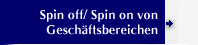 Spin off/ Spin on von Gesch�ftsbereichen